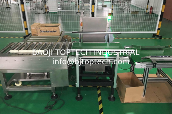 China. Automático transportador comprobar máquina de pesaje para peso pesado productos de 10 a 20 kg peso y proceso de rechazo proveedor