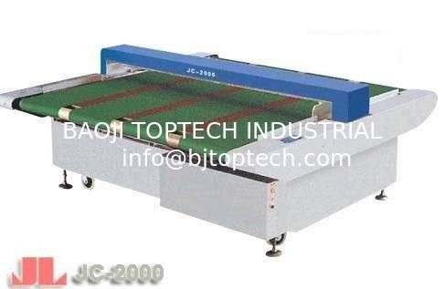 Detector de agujas JC-2000 detector de metales de gran ancho para inspección de productos de sábanas, mantas proveedor