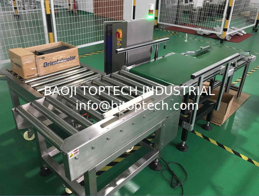 Automático transportador comprobar máquina de pesaje para peso pesado productos de 10 a 20 kg peso y proceso de rechazo proveedor