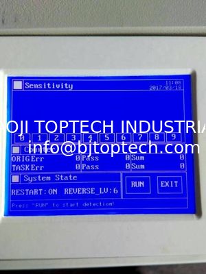 Modelo avanzado Detector de agujas 630-D Detector de metales (multifunción, pantalla táctil y función de impresión) proveedor