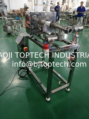 Detector de metales de tuberías JL-IMD-L50 detector de metales para inspección de mermelada, pasta, salsa, leche o productos líquidos proveedor