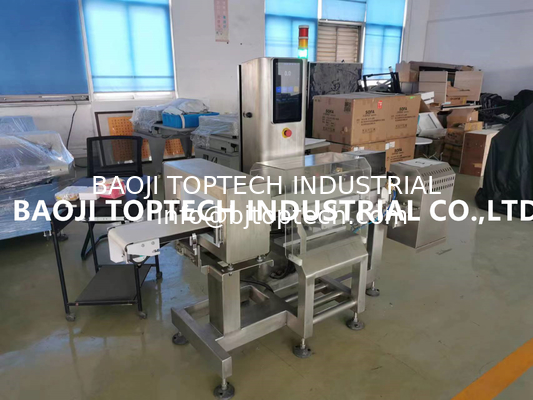 Máquina combinada de detección de metales y pesaje de comprobación de alta velocidad para inspección de productos alimentarios proveedor