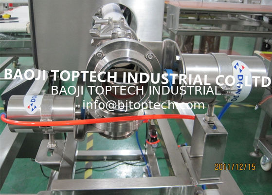 Detector de metales en tuberías para salsa, leche, mermelada, pasta o producto líquido proveedor