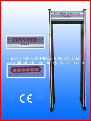 Puerta del detector de metales del recorrido, detector de metales del marco de puerta, JLS-200 (exhibición de 6 Zones&amp;LED) proveedor