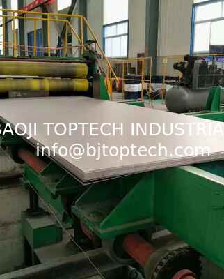 Hoja de titanio quirúrgico, de la mejor calidad para la ortopedia, la marina, la industria de aviones. proveedor