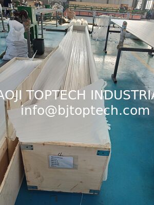 Tubos de tubería de titanio para intercambiadores de calor, industria, marino, aeroespacial proveedor